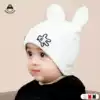 Newborn baby hat Autumn and winter men and women's double cotton cartoon knitted pullover baby hat spring and autumn tide
