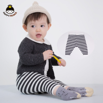Korean autumn baby wool pants big pp baby leggings newborn warm autumn pants boys pants autumn and winter
