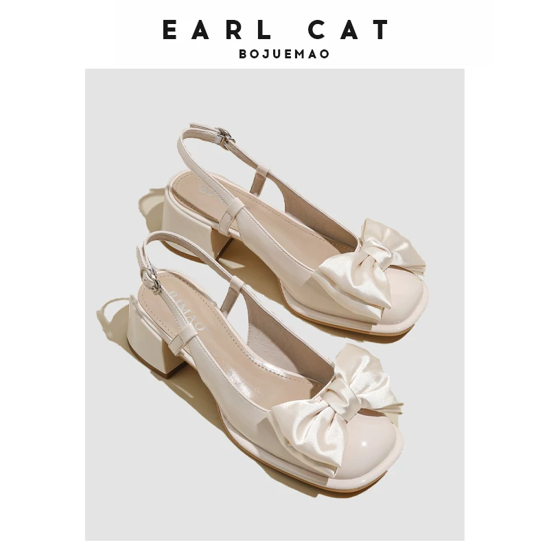 Котик-бархат Cute summer универсальные босоножки с бантом, годы 2024