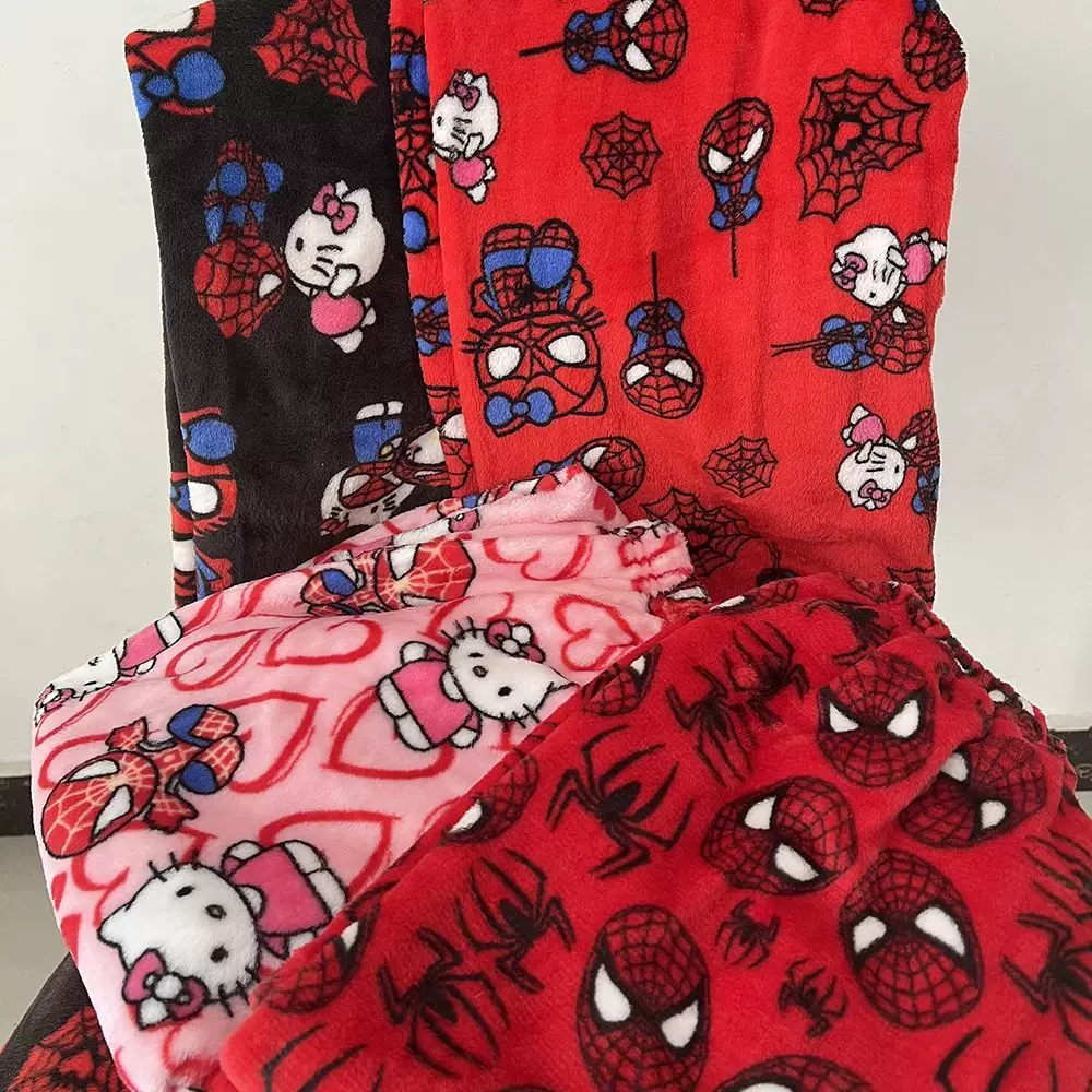 Новые пижамные штаны со Спайдерменом в стиле аниме HelloKitty