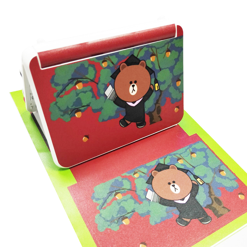 (Specialty Shops) CASIO CASIO Electronic dictionary protective film Whole body sticker film R200 300400500800 Applicable a small bear fuselage Anti-collision strip black