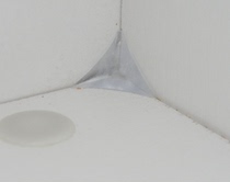 Wardrobe drawer corner special home small dust-proof angle silica gel material cleaning product