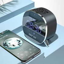 (Alarm clock speaker)Xianke Q1 wireless Bluetooth speaker Alarm clock small sound Cute girl heart portable overweight subwoofer Dormitory students small creative with mobile phone personality multi-function