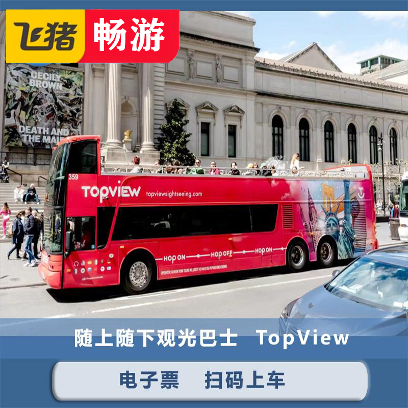 [ニューヨーク乗り降り自由バスツアー] TopView - 乗り降り自由パス
