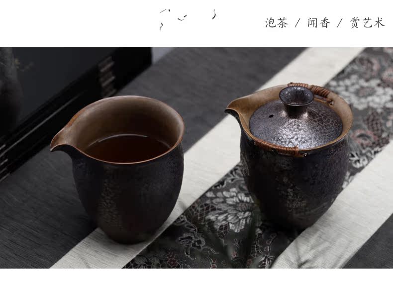 A garden international kungfu single CPU creative ceramic teapot and cup Japanese tea cups with personal cup