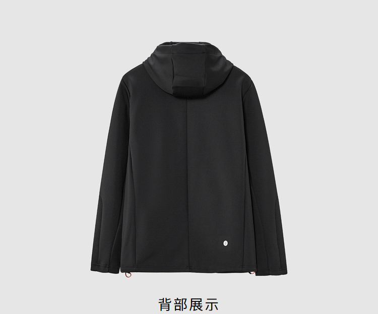HLA/海澜之家 时尚连帽款茄克 图6