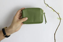 Leather coin purse womens genuine leather coin purse small wallet mens card holder storage bag