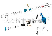 Air coal drill accessories ZQHS-35 2 0(S-40 2 2s pneumatic handheld drilling rig accessories complete