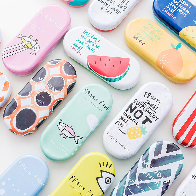 Korean stationery Spvigadores sunglasses Glasses case storage box