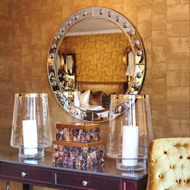 Postmodern decorative mirror bathroom mirror bathroom mirror light luxury vanity mirror cosmetic mirror creative sink Wall Mirror