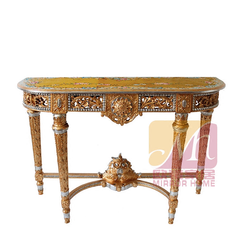 1 2 m upscale Eufa-style pure handmade color plotter Xuanguan Taixuan Table Soft installation scooters-like room decorating table