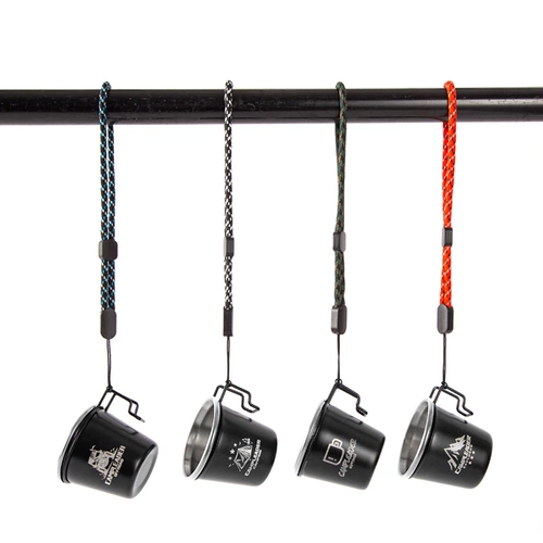 Дорожный комплект из нержавеющей стали, кофейный бокал, черный чайный сервиз, 4 шт