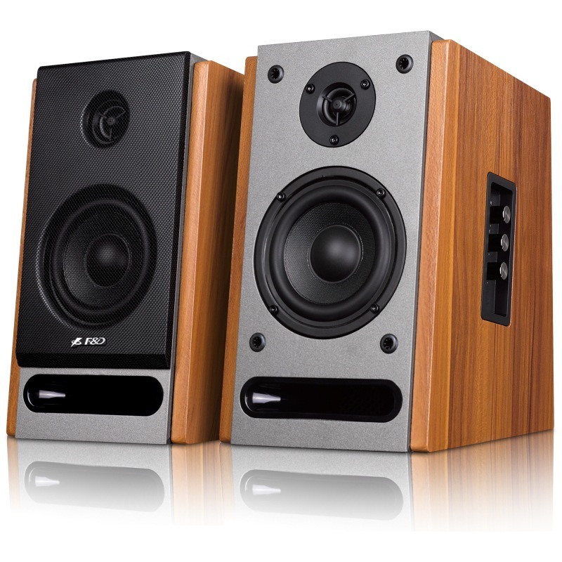 F&D Endeavour R25BT Pro With Source Speaker Multimedia Bookshelf With Source Speaker Bluetooth Sound R24BT-Taobao