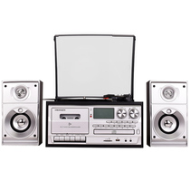 Gramophone LP vinyl record player Living room home modern European CD tape radio Bluetooth audio Old electric retro