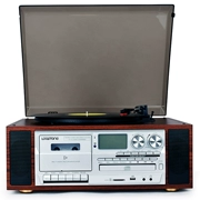 LP ghi âm máy nghe nhạc hiện đại phong cách châu Âu trang trí phòng khách cổ điển retro ghi âm đĩa CD băng radio Bluetooth - Máy hát