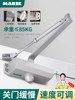 Hydraulic Buffer Fire-Resistant Door Closer for Exterior Iron Doors, Automatic Door Closer for Home Use, No-Drill Installation