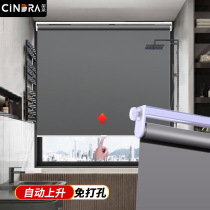 Kitchen bathroom waterproof roller blinds blackout sunshade office toilet lifting Louver Curtain no hole installation