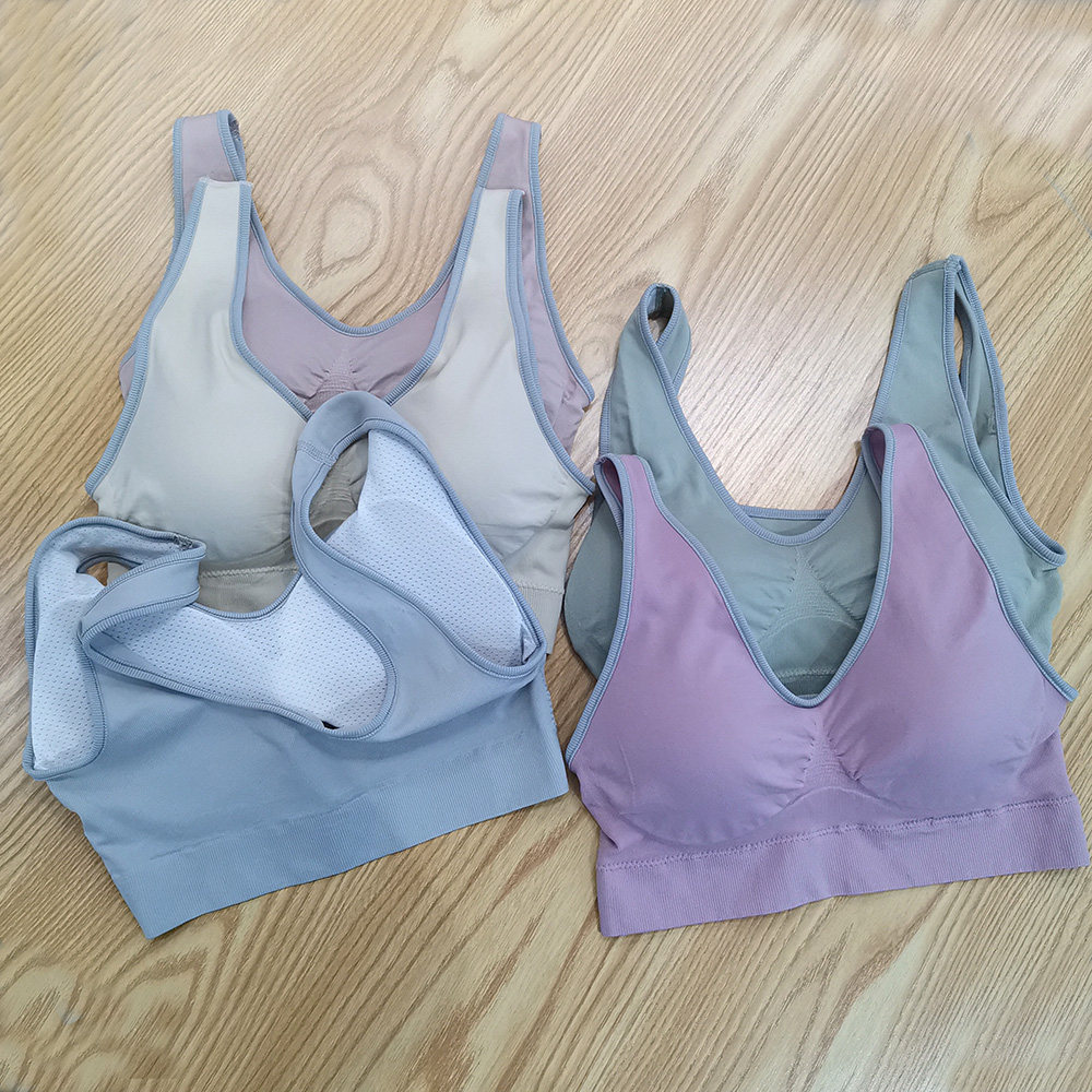 Beauty hug baby bag bra pad camisole type female gathering disturbing one-piece bra wide-brimmed outer wear trendy 2021 spring and summer hot style