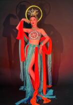 The new Mid-Autumn Festival halo Dunhuang bar men and women gogo interactive opening show dance team ds performance clothes non-refundable