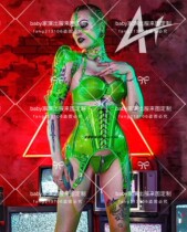 Bar fluorescent party gogo interactive 2022 new costumes ds dance team custom non-refundable