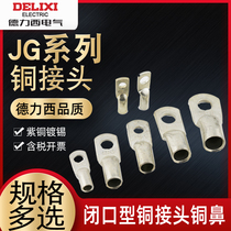 Delixi JG-10 ~ 95 square terminal JG16 square terminal terminal wire nose copper nose