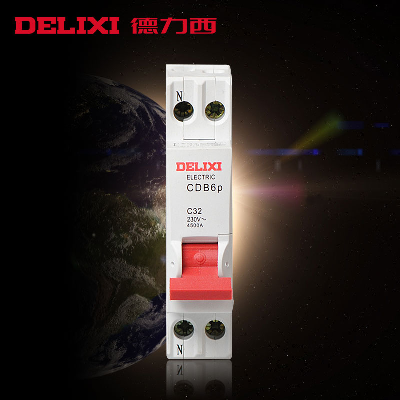 Dresi double in double-out air switch CDB6p 1P 10A 10A 16A 16A 25A 25A 32A 1P empty