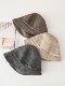 Hats for women in spring, autumn and winter new Korean style fisherman hats, simple and fashionable face-showing small versatile simple casual travel hats