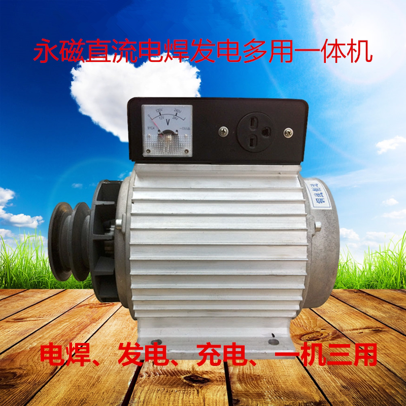 Welding machine rare earth small arc welding belt micro-type full copper outdoor portable DC generator 220 single-phase