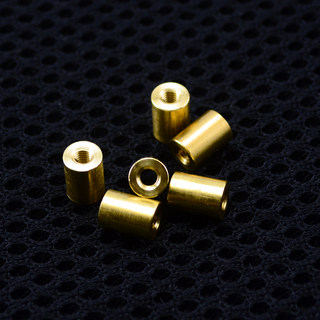 Round cylindrical screw screw through thread nut brass M3 connecting screw rod nut screw screw stud