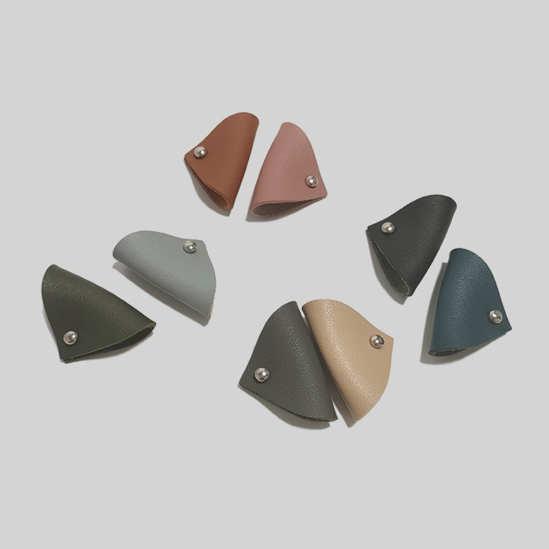 Fawn manufactures love-shaped leather hub wire clip wire tie wire tie wire tie wire strap cable tie belt cable belt