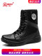 强人3515保安靴男黑色透气夏季作战靴男高帮作训鞋安保女劳保靴子