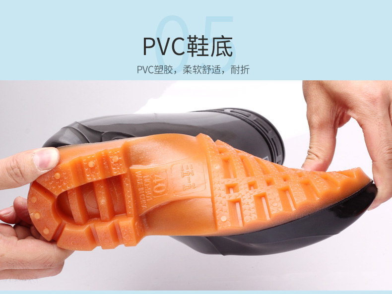 3515 giày nam mạnh mẽ đi giày nước trong ống mưa ủng nam giày chống cao su chống trượt giày cao su bọc giày đi mưa cao su