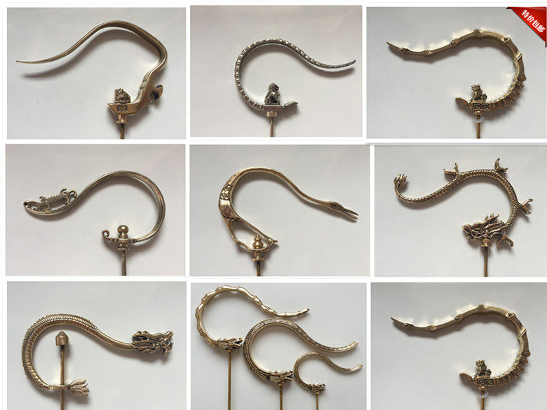 Bird Cage Hook Hooks Bird Cage Hook Metal Brass Painted Brow Beads Bamboo Bird Cage Accessories