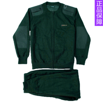 Velvet pants set mens autumn and winter thickened warm military fans cold-proof cotton pants zipper outdoor sweater wool pants