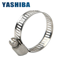 Stainless steel hoop pipe clamp Cable tie pipe hoop iron hoop 20mm 40mm50mm60mm75mm adjustable
