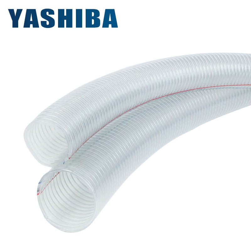 Bellows silicone tube rubber pipe plastic pipe high-pressure steel wire lower water pipe heat resistant pipe spiral polyurethane steel wire pipe