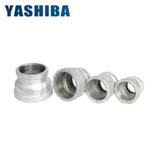 Diameter-changing tee-plated zinc pipe three-way change diameter replenishing core internal wire flange double-wire joint wind pipe head and so on