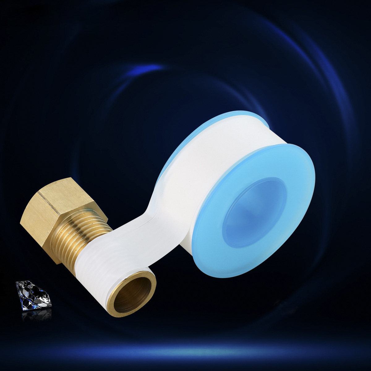 Raw material with polyethylene sealing adhesive tape ventilator tap water pipe fitting gas thickened widening adhesive tape