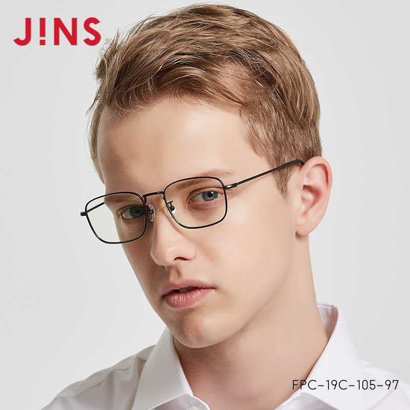 JINS eye posture men and women anti-blue light radiation computer goggles daily lightweight frame upgrade custom FPC19S105