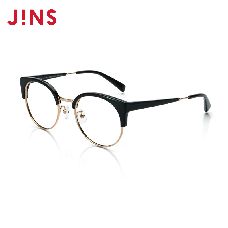 JINS eye posture with lens light sheet myopia mirror leisure can be added with lens LMF16A262