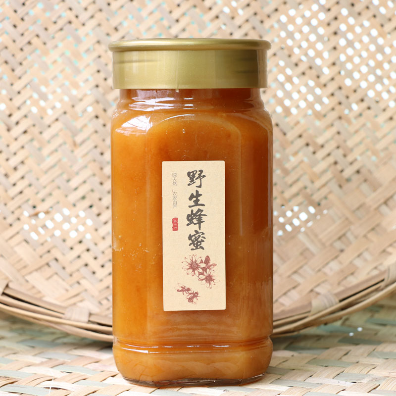 野生老巢土蜂蜜农家高山中华蜜蜂药材蜜青川土特产天然百花蜜2斤