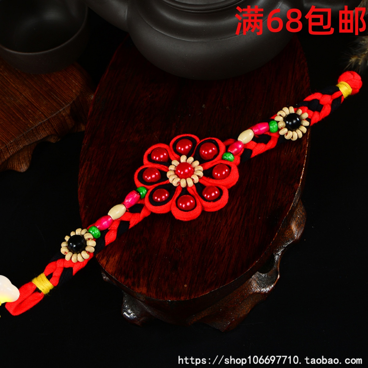 Batch of national breeze pure hand crafting handcraft handcraft handmade jewelry Yunnan female