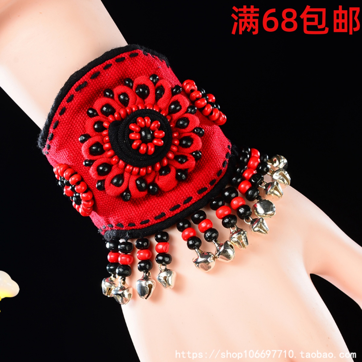 Wholesale artist Yuzu new national style decoration original fabric handicraft characteristic jewelry flowers hand - hand - hand