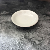 Ceramic white porcelain plate Color ink plate Jingdezhen Calligraphy ink plate Chinese painting gouache watercolor special small plate