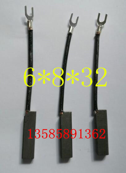 DC motor Forklift Printing machine Carbon brush 6*8*32