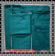 Bông nguyên chất khử trùng màu xanh lá cây y khoa đặc biệt phẫu thuật trồng bảy mảnh đặt lỗ khăn khăn khăn trắng