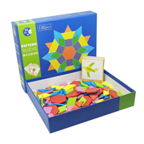 Montessors creative jigsaw puzzle jigsaw puzzle childrens forty-14 wooden intellectual toy DIY puzzle puzzle building block