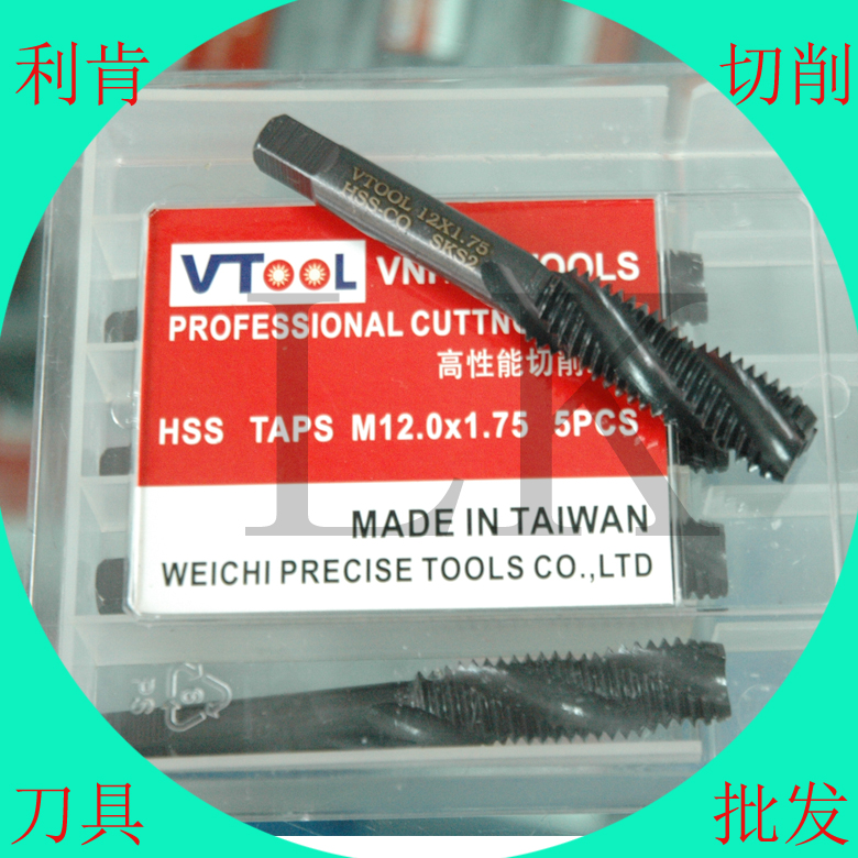 Straight groove through hole screw tapping screw tapping screw thread tool all-grinding machine with straight groove screw tapping screw tap 3 8-16