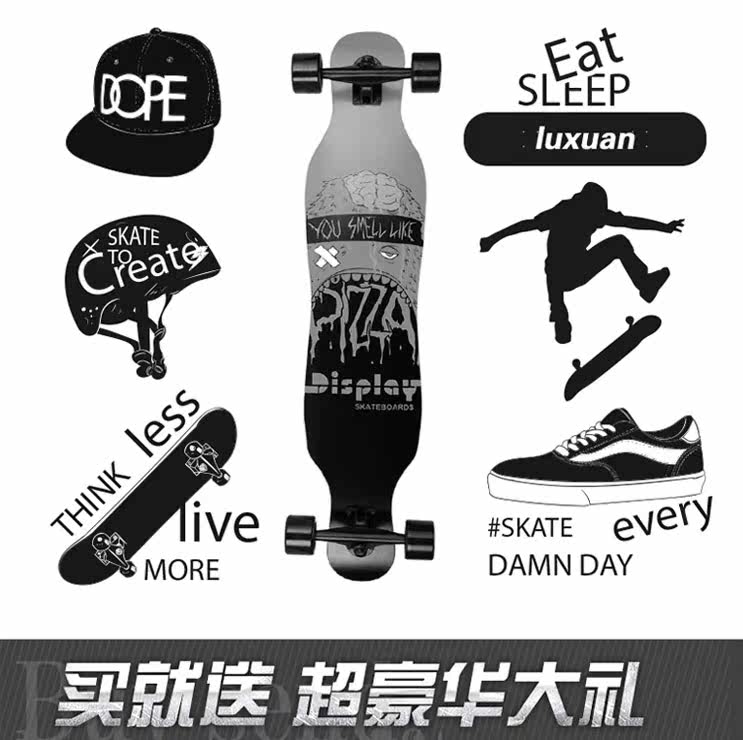 Skateboard pour homme femme enfant - Ref 2597469 Image 8