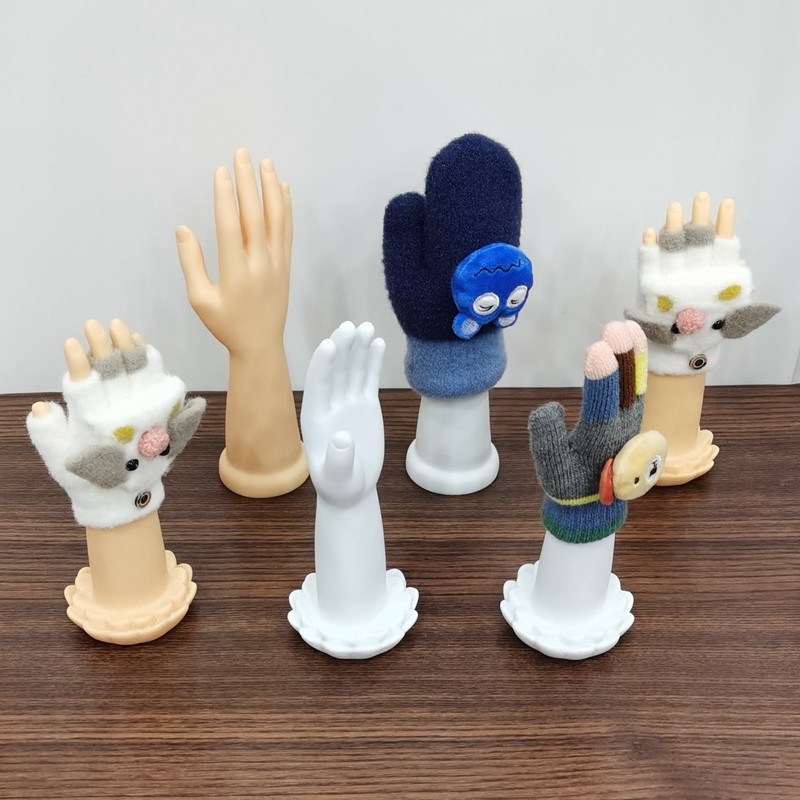 Children's hand model props plastic white child hand model gloves jewelry display props baby baby hand model